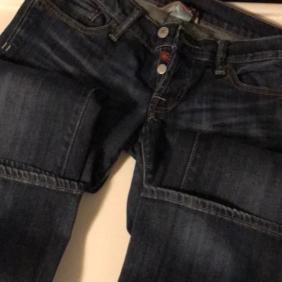 LUCKY BRAND JEANS WOMENS SHORT INSEAM SIZE 2 X 26 FLARED LEGS TWO BUTTON FLY - Picture 14 of 16